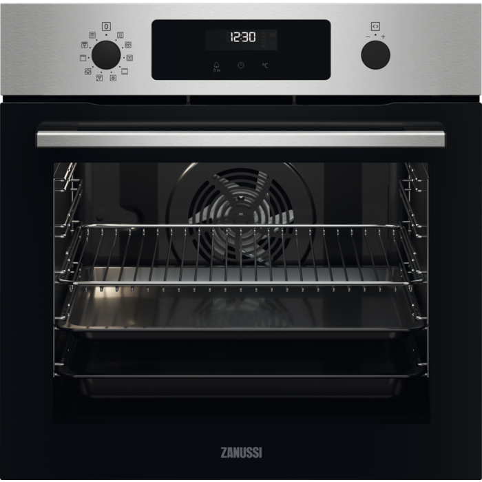 Forno Inox anti dedadas de 72 l com limpeza pirolítica A+